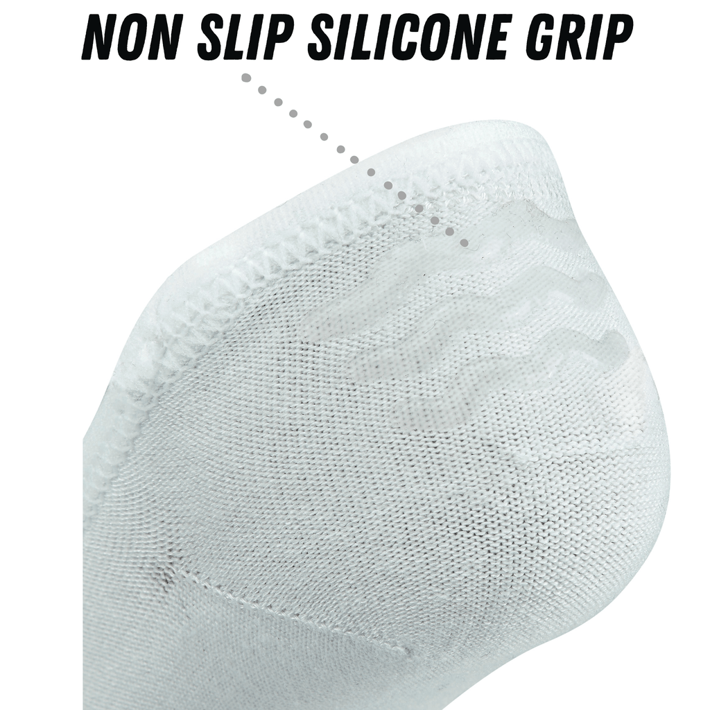 Super Low Cut No Show Bamboo Rayon Socks - 4 Pair
